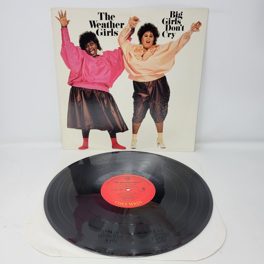 The‎ Weather Girls Big Girls Dont Cry Vinyl Record LP Columbia Records